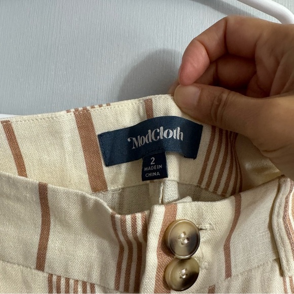 ModCloth Linen Pants Size 2 - Picture 4 of 11